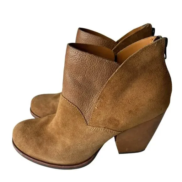 Kork-Ease Castaneda Suede Bootie Rust Size 7.5 - Picture 3 of 7